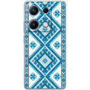 Чохол BoxFace Xiaomi Redmi Note 14S Блакитний Орнамент