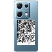 Прозорий чохол BoxFace Xiaomi Redmi Note 14S Blah Blah