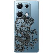 Прозорий чохол BoxFace Xiaomi Redmi Note 14S Chinese Dragon