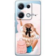 Прозорий чохол BoxFace Xiaomi Redmi Note 14S Travel Girl