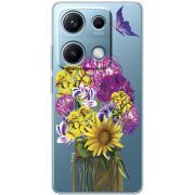 Прозорий чохол BoxFace Xiaomi Redmi Note 14S My Bouquet