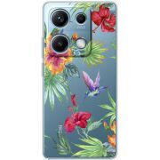Прозорий чохол BoxFace Xiaomi Redmi Note 14S Tropical