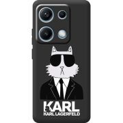 Чорний чохол BoxFace Xiaomi Redmi Note 14S Cat in Black