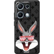Чорний чохол BoxFace Xiaomi Redmi Note 14S looney bunny