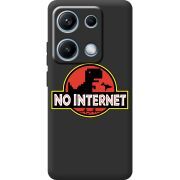 Чорний чохол BoxFace Xiaomi Redmi Note 14S No Internet