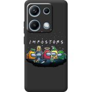 Чорний чохол BoxFace Xiaomi Redmi Note 14S Among Us Impostors