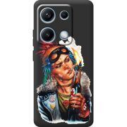 Чорний чохол BoxFace Xiaomi Redmi Note 14S Tanker Girl
