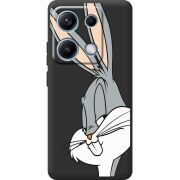 Чорний чохол BoxFace Xiaomi Redmi Note 14S Lucky Rabbit