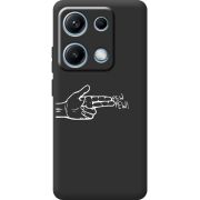 Чорний чохол BoxFace Xiaomi Redmi Note 14S Pew Pew