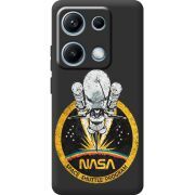 Чорний чохол BoxFace Xiaomi Redmi Note 14S NASA Spaceship