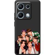 Чорний чохол BoxFace Xiaomi Redmi Note 14S BTS