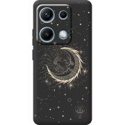 Чорний чохол BoxFace Xiaomi Redmi Note 14S Moon