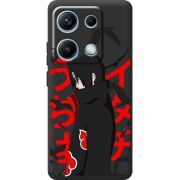 Чорний чохол BoxFace Xiaomi Redmi Note 14S Учиха Итачи