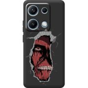 Чорний чохол BoxFace Xiaomi Redmi Note 14S Нападение на Титана