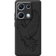 Чорний чохол BoxFace Xiaomi Redmi Note 14S Dove