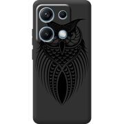 Чорний чохол BoxFace Xiaomi Redmi Note 14S Owl