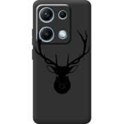 Чорний чохол BoxFace Xiaomi Redmi Note 14S Deer