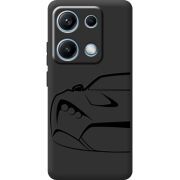 Чорний чохол BoxFace Xiaomi Redmi Note 14S Sportcar