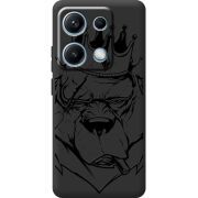 Чорний чохол BoxFace Xiaomi Redmi Note 14S Bear King