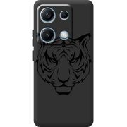 Чорний чохол BoxFace Xiaomi Redmi Note 14S Tiger