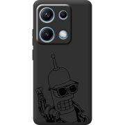 Чорний чохол BoxFace Xiaomi Redmi Note 14S 