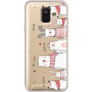 Прозрачный чехол Uprint Samsung A600 Galaxy A6 2018 The Friendly Beasts