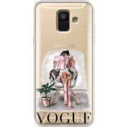 Прозрачный чехол Uprint Samsung A600 Galaxy A6 2018 VOGUE