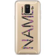 Прозрачный чехол Uprint Samsung A600 Galaxy A6 2018 Именной