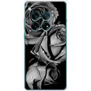Чохол BoxFace OnePlus 12 Black and White Roses