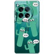 Прозорий чохол BoxFace OnePlus 12 с 3D-глазками HIYA