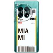 Прозорий чохол BoxFace OnePlus 12 Ticket Miami