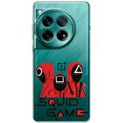 Прозорий чохол BoxFace OnePlus 12 siquid game люди в красном