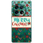 Прозорий чохол BoxFace OnePlus 12 Vintage Christmas Pattern