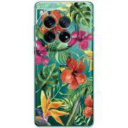 Прозорий чохол BoxFace OnePlus 12 Tropical Flowers