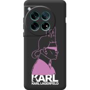 Чорний чохол BoxFace OnePlus 12 Pink Karl
