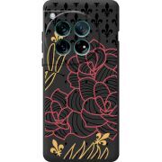 Чорний чохол BoxFace OnePlus 12 FranceFlowers