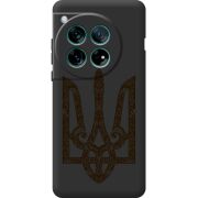 Чорний чохол BoxFace OnePlus 12 Ukrainian Trident