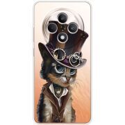 Прозорий чохол BoxFace OPPO Reno 12 F Steampunk Cat