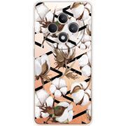 Прозорий чохол BoxFace OPPO Reno 12 F Cotton flowers
