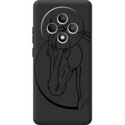 Чорний чохол BoxFace OPPO Reno 12 F Horse