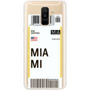 Прозрачный чехол Uprint Samsung A605 Galaxy A6 Plus 2018 Ticket Miami