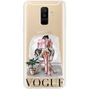Прозрачный чехол Uprint Samsung A605 Galaxy A6 Plus 2018 VOGUE