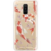 Прозрачный чехол Uprint Samsung A605 Galaxy A6 Plus 2018 Japanese Koi Fish