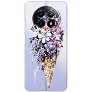 Чохол зі стразами Realme 12 5G Ice Cream Flowers