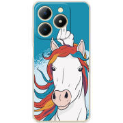 Чохол BoxFace Realme C61 Fuck Unicorn