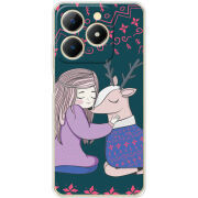 Чохол BoxFace Realme C61 Girl and deer