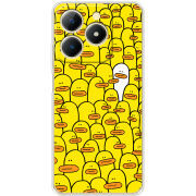 Чохол BoxFace Realme C61 Yellow Ducklings