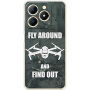 Чохол BoxFace Realme C61 Дрон Fly Around
