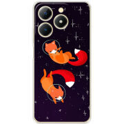 Чохол BoxFace Realme C61 Fox-Astronauts
