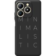 Чорний чохол BoxFace Realme C61 Minimalistic